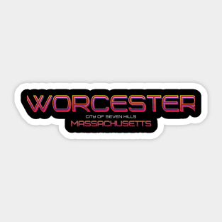 Worcester Sticker